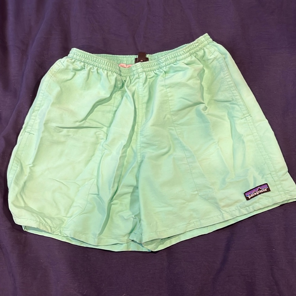 Patagonia Mint Green Board Shorts
